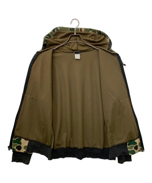 ACE SPORTSWEAR（-）ACE SPORTSWEAR (-) 裏サーマルジップパーカー カーキ サイズ:Lの古着・服飾アイテム