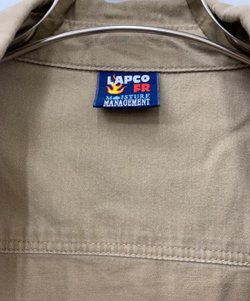 LAPCO FR（-）LAPCO FR (-) サービスシャツ ベージュ サイズ:不明の古着・服飾アイテム