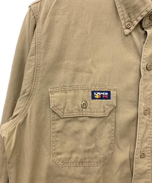 LAPCO FR（-）LAPCO FR (-) サービスシャツ ベージュ サイズ:不明の古着・服飾アイテム