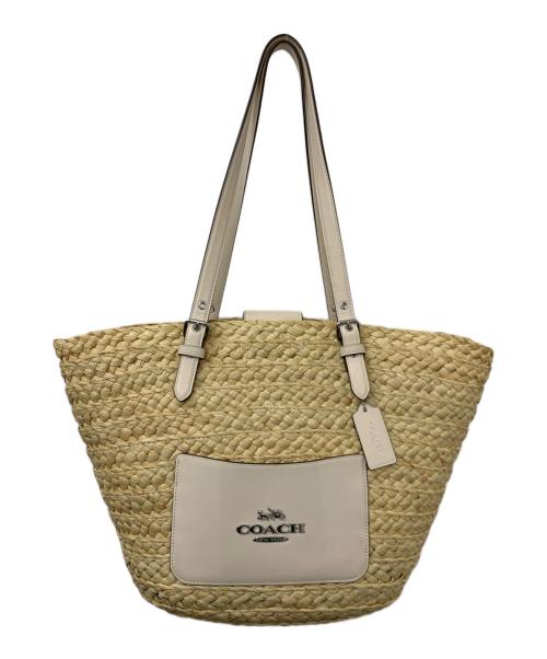 COACH（コーチ）COACH (コーチ) カゴバッグ ナチュラルの古着・服飾アイテム
