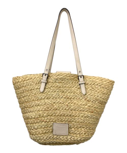 COACH（コーチ）COACH (コーチ) カゴバッグ ナチュラルの古着・服飾アイテム