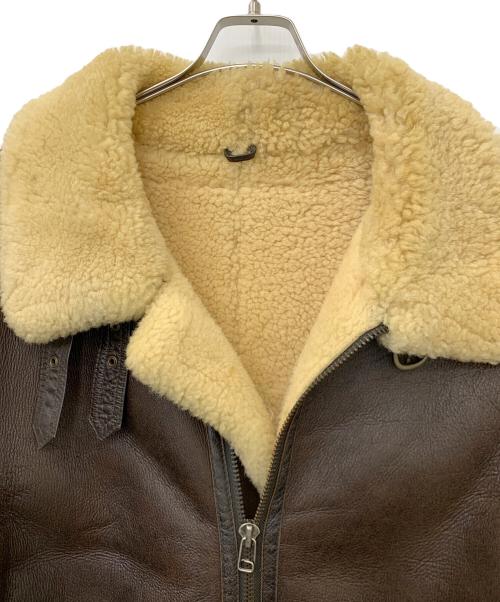 la kan（-）la kan (-) B3ジャケット ブラウン サイズ:LLの古着・服飾アイテム