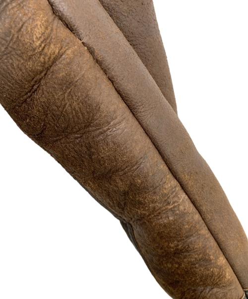 la kan（-）la kan (-) B3ジャケット ブラウン サイズ:LLの古着・服飾アイテム