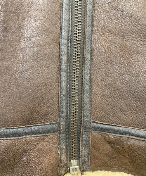 la kan（-）la kan (-) B3ジャケット ブラウン サイズ:LLの古着・服飾アイテム