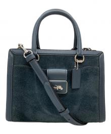 COACH（コーチ）の古着「2WAYバッグ」｜ネイビー