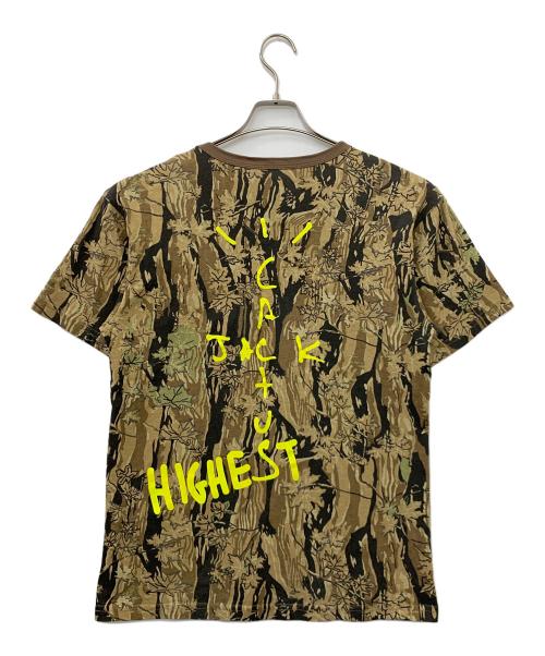 Travis Scott（トラヴィススコット）TRAVIS SCOTT (トラヴィススコット) 半袖Tシャツ ブラウン サイズ:Mの古着・服飾アイテム