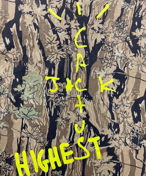 Travis Scott（トラヴィススコット）TRAVIS SCOTT (トラヴィススコット) 半袖Tシャツ ブラウン サイズ:Mの古着・服飾アイテム