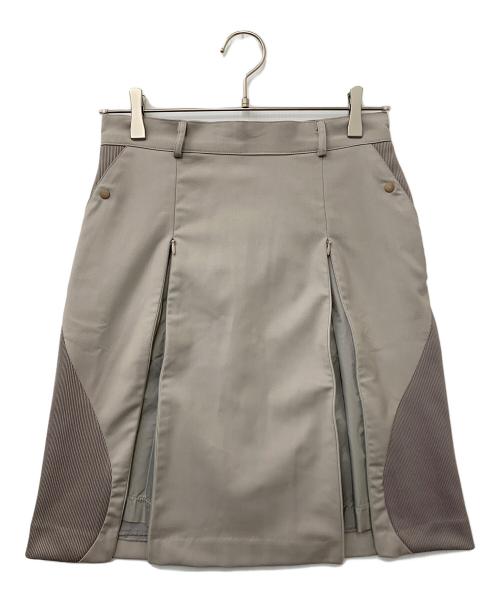 ojos（オホス）ojos (オホス) Leg Warmer Midi Skirt / Begie グレー サイズ:1の古着・服飾アイテム