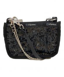 LeSportsac（レスポートサック）の古着「ショルダーポーチ」｜ブラック