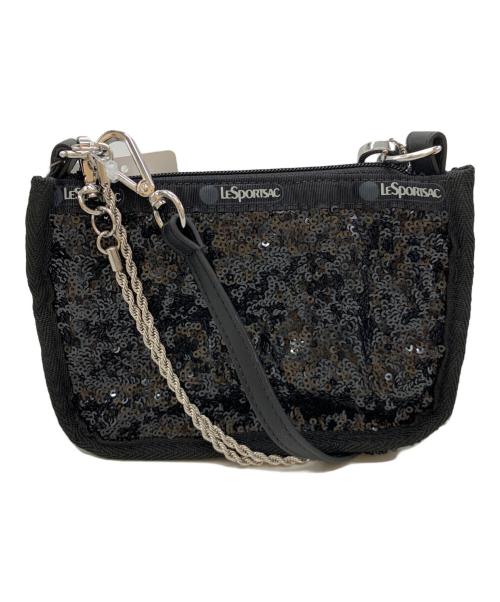LeSportsac（レスポートサック）LeSportsac (レスポートサック) ショルダーポーチ ブラックの古着・服飾アイテム