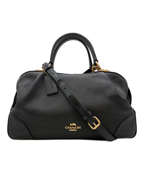 COACH（コーチ）COACH (コーチ) 2WAYハンドバッグ ブラックの古着・服飾アイテム