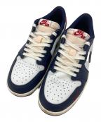 NIKEナイキ）の古着「AIR JORDAN 1 RETRO LOW OG」｜ネイビー×ホワイト