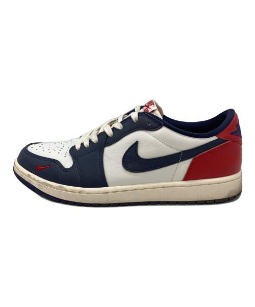 NIKE（ナイキ）NIKE (ナイキ) AIR JORDAN 1 RETRO LOW OG ネイビー×ホワイト サイズ:28の古着・服飾アイテム
