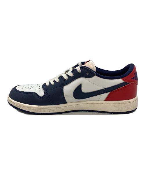 NIKE（ナイキ）NIKE (ナイキ) AIR JORDAN 1 RETRO LOW OG ネイビー×ホワイト サイズ:28の古着・服飾アイテム