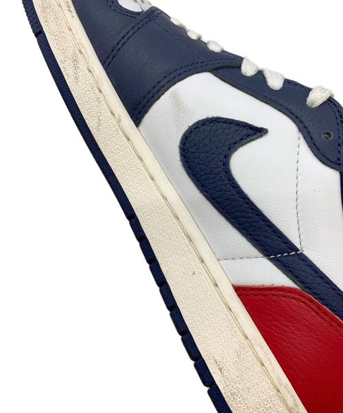 NIKE（ナイキ）NIKE (ナイキ) AIR JORDAN 1 RETRO LOW OG ネイビー×ホワイト サイズ:28の古着・服飾アイテム