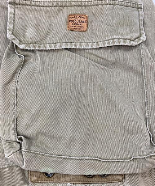 POLO JEANS CO.（ポロジーンズカンパニー）POLO JEANS CO. (ポロジーンズカンパニー) カーゴハーフパンツ カーキ サイズ:36の古着・服飾アイテム