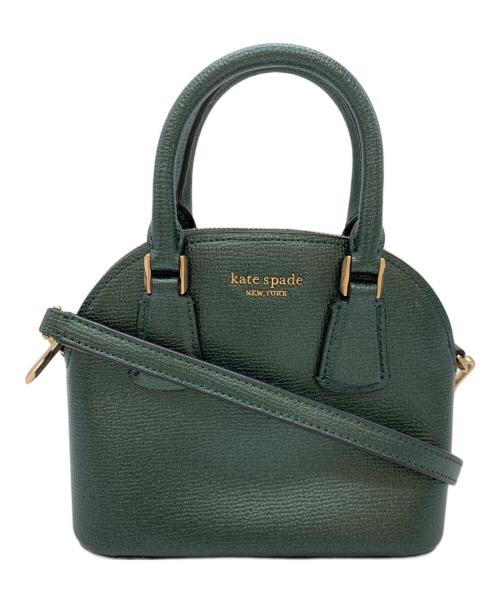 Kate Spade（ケイトスペード）Kate Spade (ケイトスペード) 2WAYバッグ ダークグリーンの古着・服飾アイテム