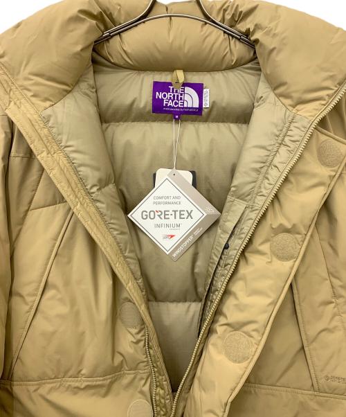 THE NORTHFACE PURPLELABEL（ザ・ノースフェイス パープルレーベル）THE NORTHFACE PURPLELABEL (ザ・ノースフェイス パープルレーベル) GORE-TEX INFINIUM DOWN COAT ベージュ サイズ:Mの古着・服飾アイテム