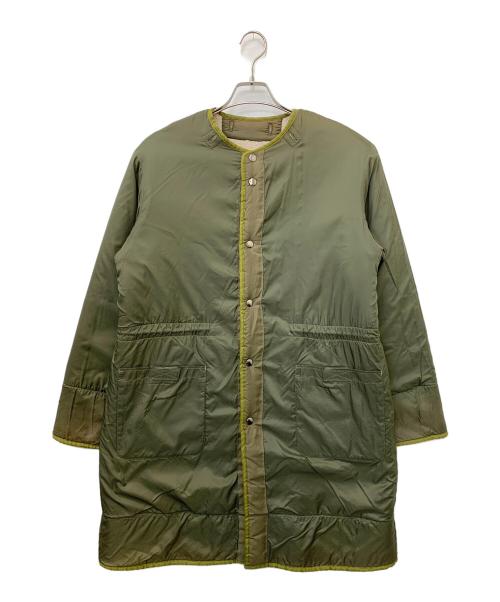 JANE SMITH（ジェーンスミス）JANE SMITH (ジェーンスミス) REVERSIBLE BOA COAT アイボリー×カーキ サイズ:38の古着・服飾アイテム