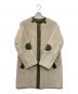 中古・古着 JANE SMITH (ジェーンスミス) REVERSIBLE BOA COAT アイボリー×カーキ サイズ:38：7000円