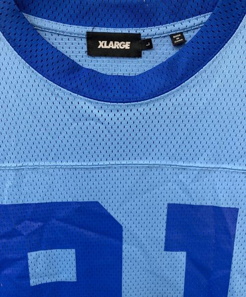 X-LARGE（エクストララージ）X-LARGE (エクストララージ) ゲームシャツ ブルー サイズ:Lの古着・服飾アイテム