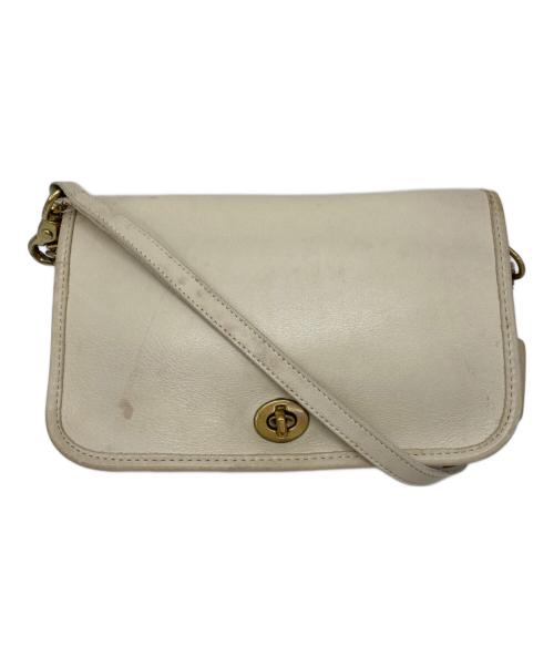 COACH（コーチ）COACH (コーチ) ショルダーバッグ アイボリーの古着・服飾アイテム