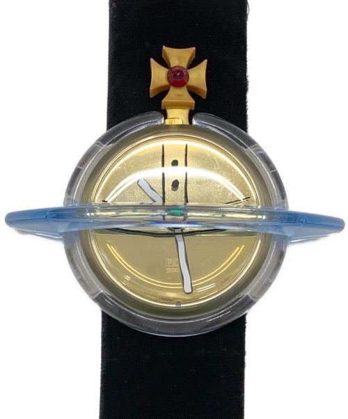 Vivienne Westwood（ヴィヴィアンウエストウッド）Vivienne Westwood (ヴィヴィアンウエストウッド) SWATCH (スウォッチ) 腕時計の古着・服飾アイテム