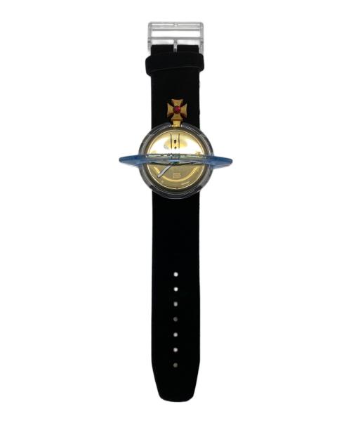 Vivienne Westwood（ヴィヴィアンウエストウッド）Vivienne Westwood (ヴィヴィアンウエストウッド) SWATCH (スウォッチ) 腕時計の古着・服飾アイテム
