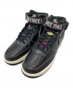 NIKEナイキ）の古着「NIKE AIR FORCE 1 MID 07 LV8」｜ブラック