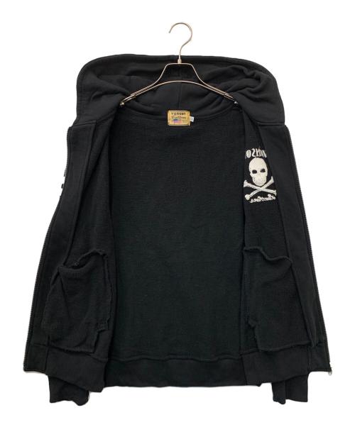 VANSON（バンソン）VANSON (バンソン) ジップパーカー ブラック サイズ:Lの古着・服飾アイテム