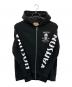 中古・古着 VANSON (バンソン) ジップパーカー ブラック サイズ:L：5000円