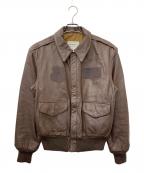 SADDLERYサドリー）の古着「A2フライトジャケット」｜ブラウン