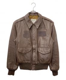 SADDLERY（サドリー）の古着「A2フライトジャケット」｜ブラウン