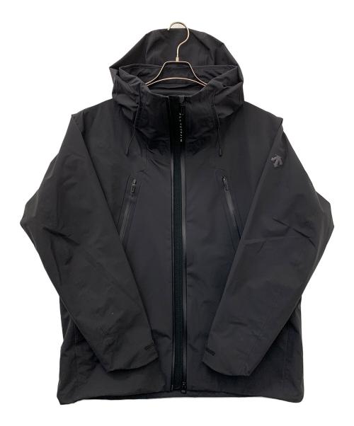 DESCENTE ALLTERRAIN（デザイント オルテライン）DESCENTE ALLTERRAIN (デザイント オルテライン) HARD SHELL JACKET “CREAS“ ブラック サイズ:XLの古着・服飾アイテム
