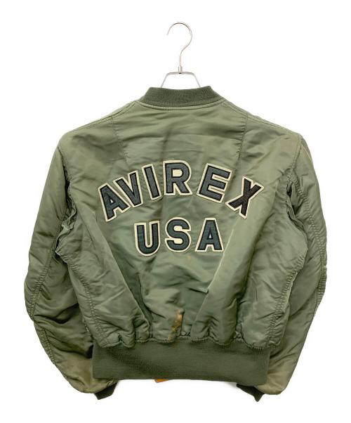 AVIREX（アヴィレックス）AVIREX (アヴィレックス) MA-1ジャケット セージ サイズ:LARGEの古着・服飾アイテム