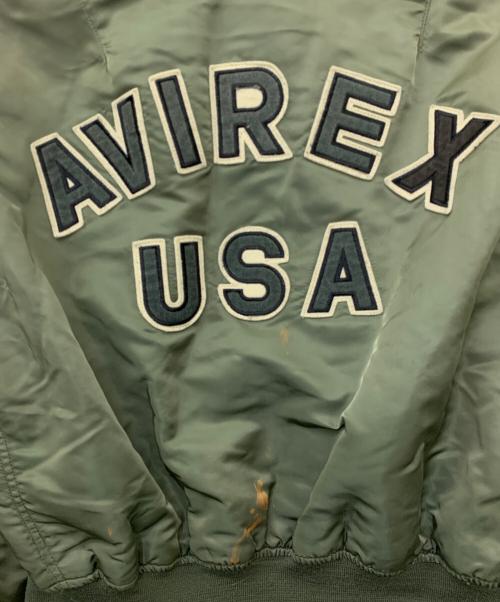 AVIREX（アヴィレックス）AVIREX (アヴィレックス) MA-1ジャケット セージ サイズ:LARGEの古着・服飾アイテム