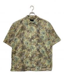 green label relaxing（グリーンレーベルリラクシング）の古着「半袖シャツ」｜グリーン×ブラウン