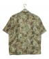 green label relaxing (グリーンレーベルリラクシング) 半袖シャツ グリーン×ブラウン サイズ:XL：3000円