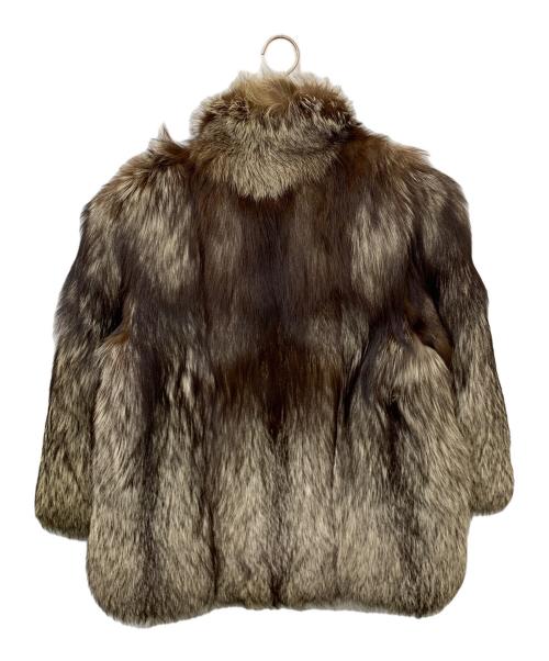 記載なし（ナシ）記載なし (ナシ) 毛皮コート ブラウン サイズ:11の古着・服飾アイテム