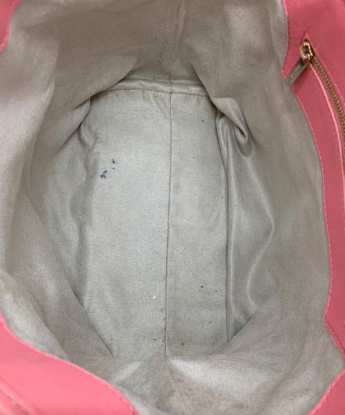 JIMMY CHOO（ジミーチュウ）JIMMY CHOO (ジミーチュウ) スタッズトートバッグ ピンクの古着・服飾アイテム