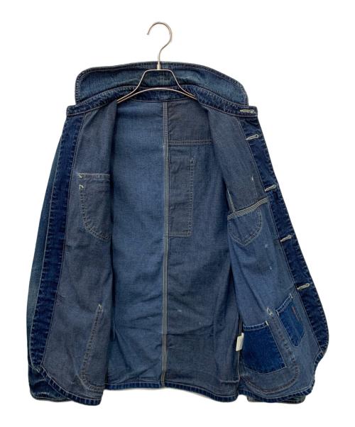 ETERNAL（エターナル）ETERNAL (エターナル) クレイジーパターンデニムカバーオール インディゴ サイズ:Lの古着・服飾アイテム