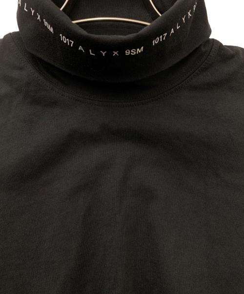 ALYX（アリクス）ALYX (アリクス) ハイネックカットソー ブラック サイズ:Lの古着・服飾アイテム