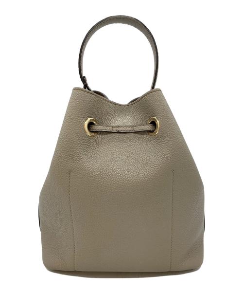 FURLA（フルラ）FURLA (フルラ) 巾着ショルダーバッグ ベージュの古着・服飾アイテム