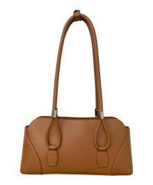 PUBLIC TOKYO（パブリックトウキョウ）の古着「ナローハンドルワイドバッグ」｜ブラウン