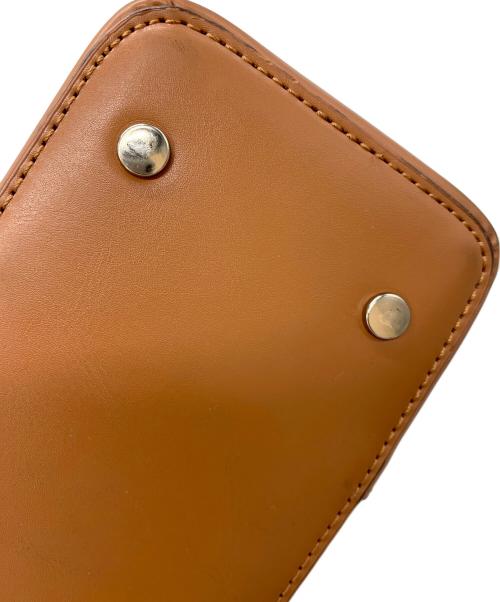 PUBLIC TOKYO（パブリックトウキョウ）PUBLIC TOKYO (パブリックトウキョウ) ナローハンドルワイドバッグ ブラウンの古着・服飾アイテム