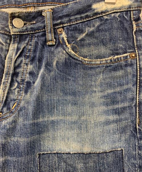 Thee Hysteric XXX（ジィ ヒステリックトリプルエックス）Thee Hysteric XXX (ジィ ヒステリックトリプルエックス) デニムパンツ ブルー サイズ:Sの古着・服飾アイテム