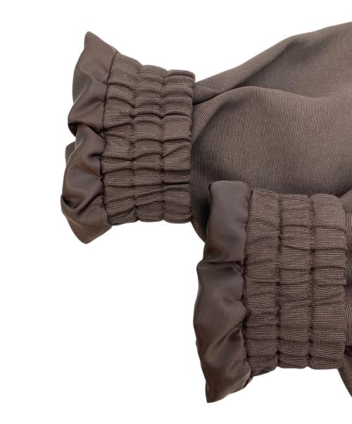 BEAUTY&YOUTH（ビューティーアンドユース）BEAUTY&YOUTH (ビューティーアンドユース) スムース ダック ブルゾン ブラウン サイズ:XLの古着・服飾アイテム