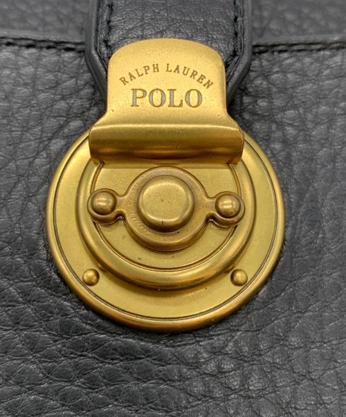 POLO RALPH LAUREN（ポロ・ラルフローレン）POLO RALPH LAUREN (ポロ・ラルフローレン) 長財布 ブラックの古着・服飾アイテム