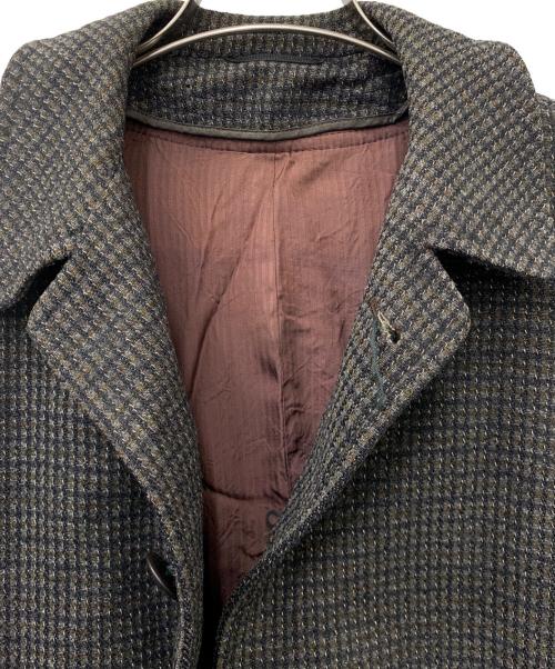 J&F（ジェー＆エフ）J&F (ジェー＆エフ) ヴィンテージウールコート ブラック サイズ:不明の古着・服飾アイテム