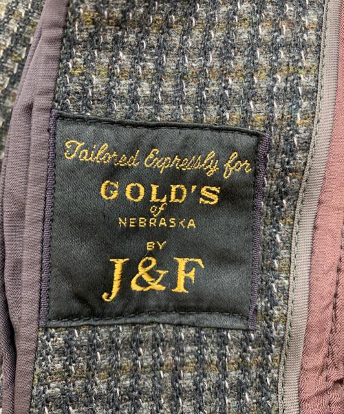 J&F（ジェー＆エフ）J&F (ジェー＆エフ) ヴィンテージウールコート ブラック サイズ:不明の古着・服飾アイテム